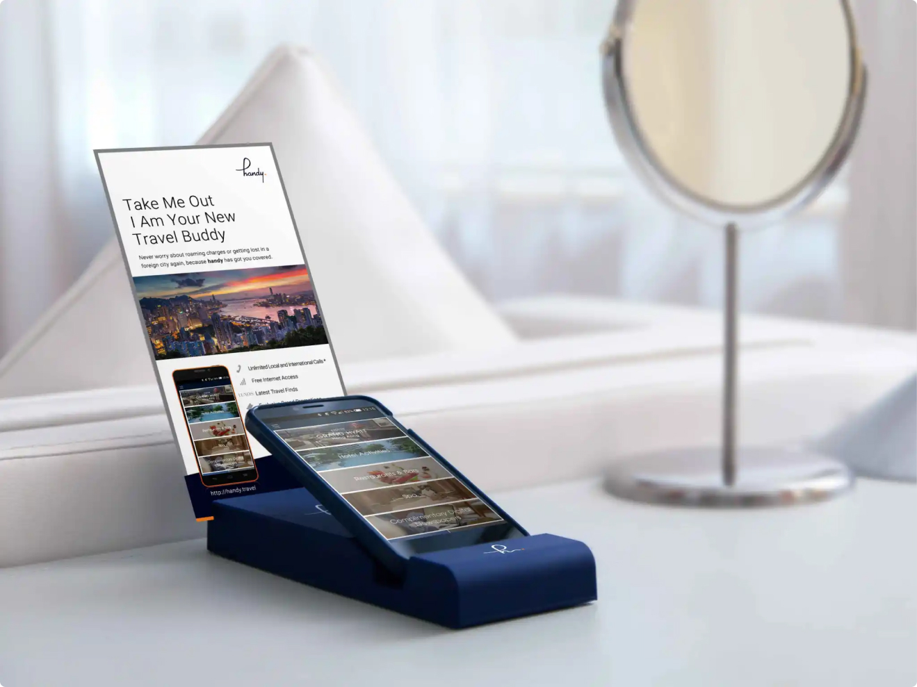 handy smartphone service for hotels