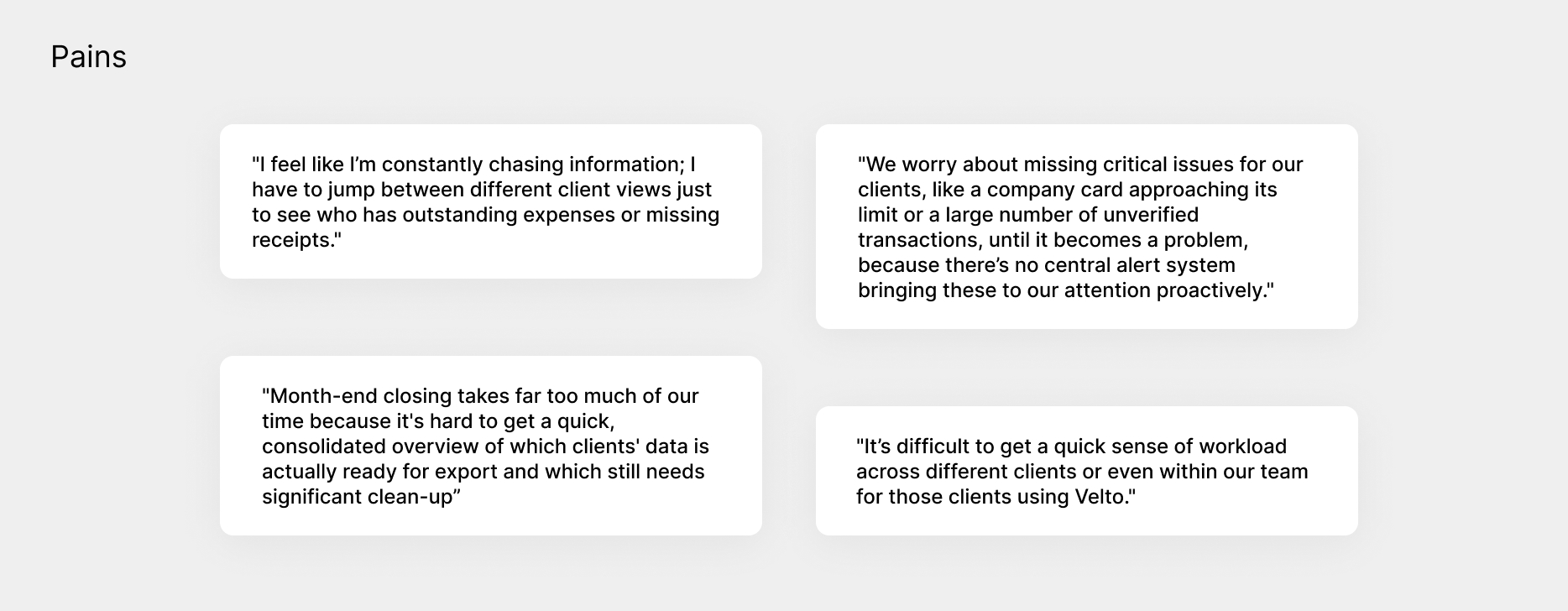 Agency partners' pain points